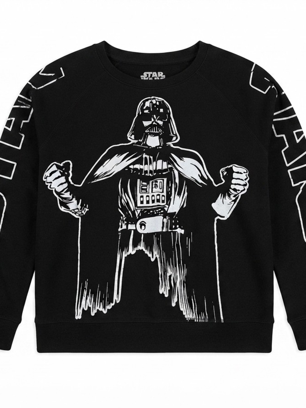 STAR WARS Darth Vader "Dark Side 77" Black Graphic Sweatshirt Large (11/13)